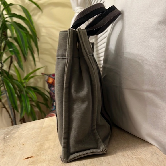 Hermès Grey Canvas Fourre Tout PM Handbag Authentic - Picture 7 of 13